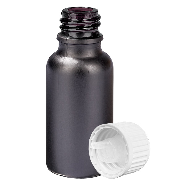 Butelka z zakraplaczem 20 ml 0,9 mm biała STD BlackLine UT18/20 Butelka z zakraplaczem 20 ml 0,9 mm biała STD BlackLine UT18/20