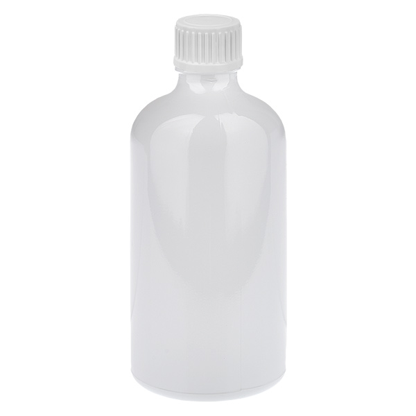 Butelka z zakraplaczem 100 ml, 0,9 mm, białe, standardowe zamknięcie WhiteLine UT18/100