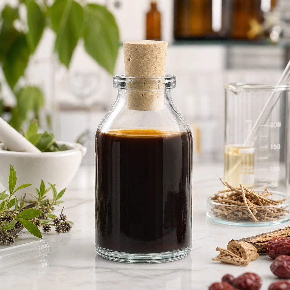 Przezroczysta szklana butelka 20 ml z korkiem 11/14 mm Kompakte Korkenflasche aus Klarglas 20ml für Kräutermedizin und Naturprodukte