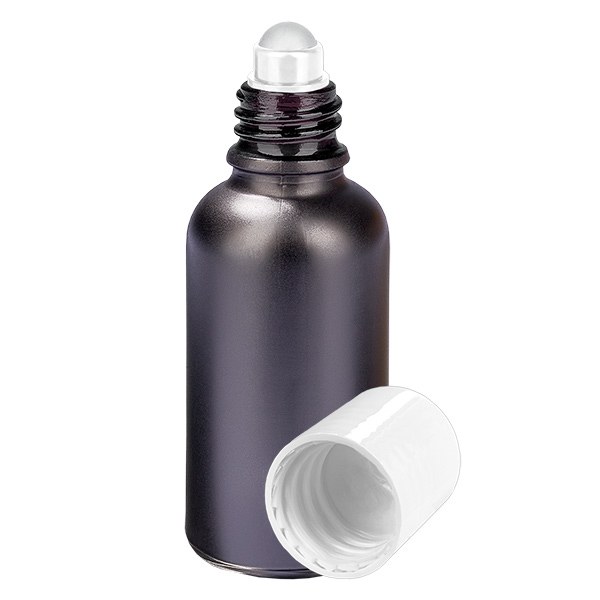 Butelka roll-on 30 ml bia&#322;a STD BlackLine UT18/30