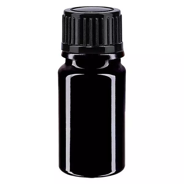 Butelka apteczna viol. 5ml zakrętka czarna szt.