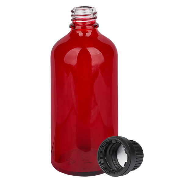 Butelka 100 ml 11 mm SV czarna OV RedLine UT18/100 Butelka 100 ml 11 mm SV czarna OV RedLine UT18/100