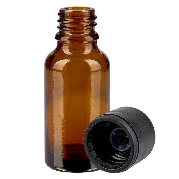 Butelka 20 ml 6 mm SV czarna STD BrownLine UT18/20