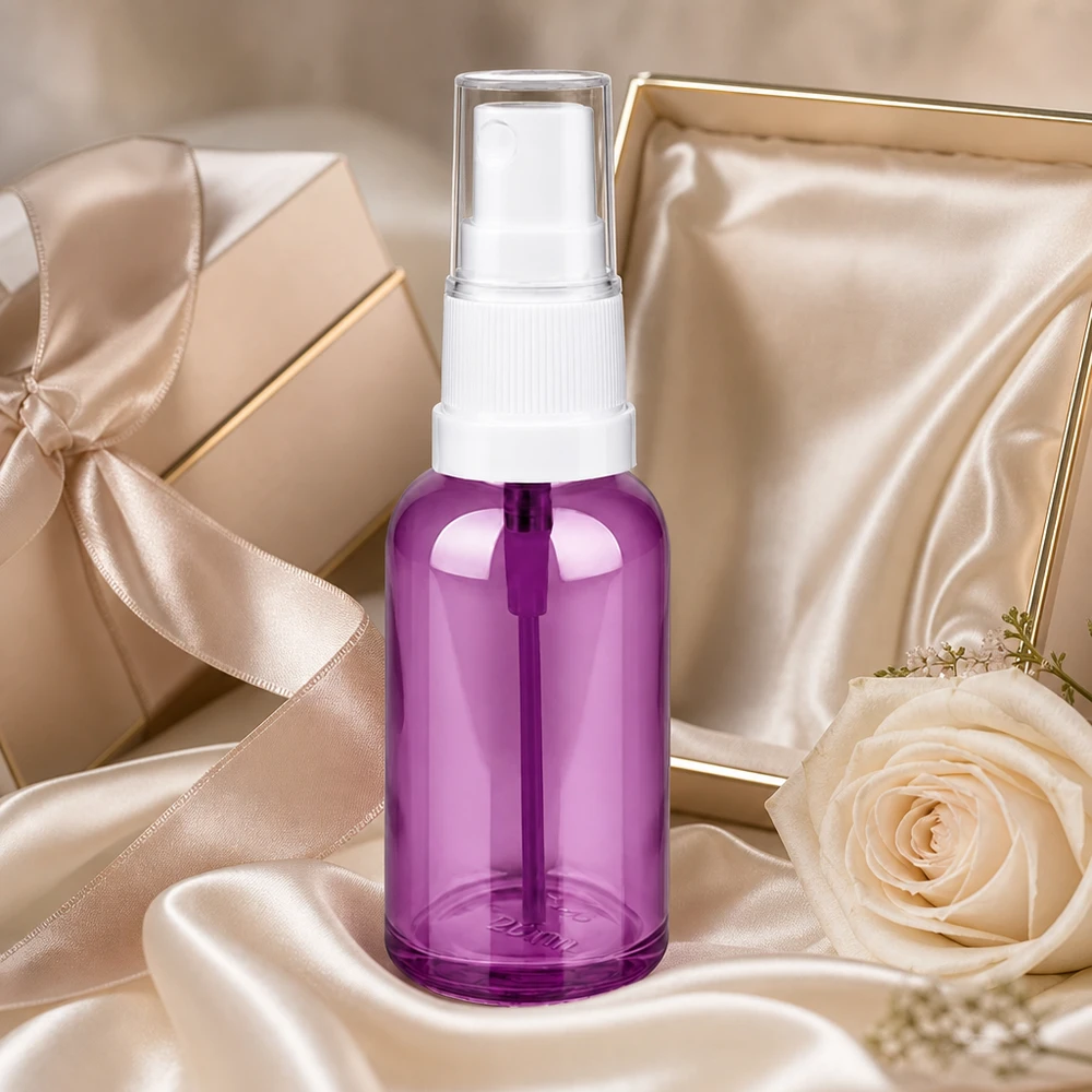 Elegancka butelka z rozpylaczem o pojemności 30 ml w stylu Purple Line do luksusowych produktów kosmetycznych