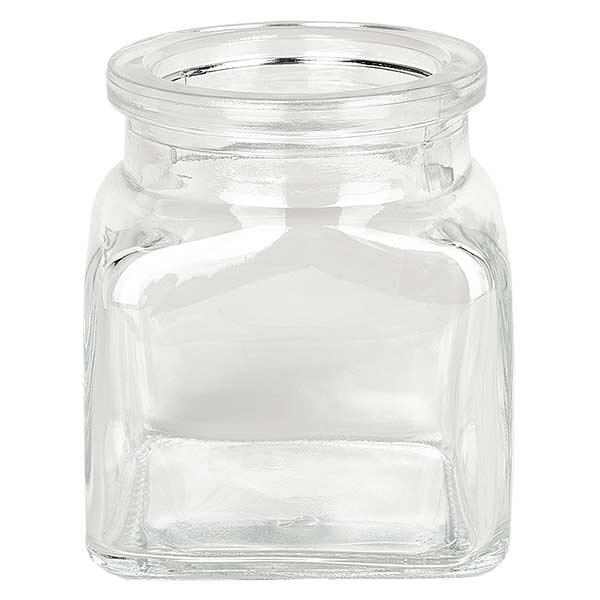 Quadratus 120ml przezroczysty, otwór 39mm, bez korka 38/42 Quadratus 120ml przezroczysty, otwór 39mm, bez korka 38/42