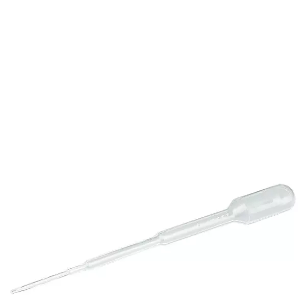 Pipeta transferowa, objętość nominalna: 1 ml, (dł. x szer.): 104 x 10 mm, materiał: LD-PE, przezroczysta, wielkość kropli: 17 µl - 22 µl, 750 sztuk/karton Pipeta transferowa, objętość nominalna: 1 ml, (dł. x szer.): 104 x 10 mm, materiał: LD-PE, przezroczysta, wielkość kropli: 17 µl - 22 µl, 750 sztuk/karton