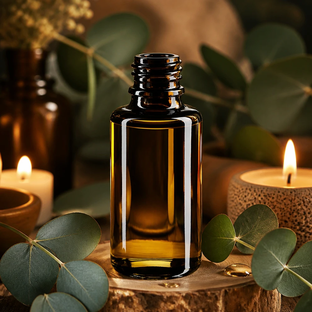 30 ml fioletowa szklana butelka z zakraplaczem Orion z ochroną UV do produktów naturalnych wrażliwych na światło