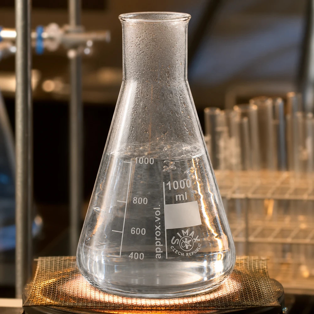 Kolba Erlenmeyera z szeroką szyjką 1000 ml