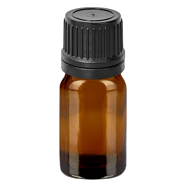 Butelka z zakraplaczem 5 ml 1 mm czarna OV BrownLine UT18/5