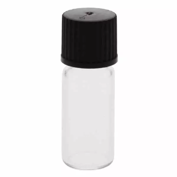 Butelki z gwintem, przezroczyste, 1,5–2 ml, 11,6 x 32 mm, z zamknięciem Butelki z gwintem, przezroczyste, 1,5–2 ml, 11,6 x 32 mm, z zamknięciem