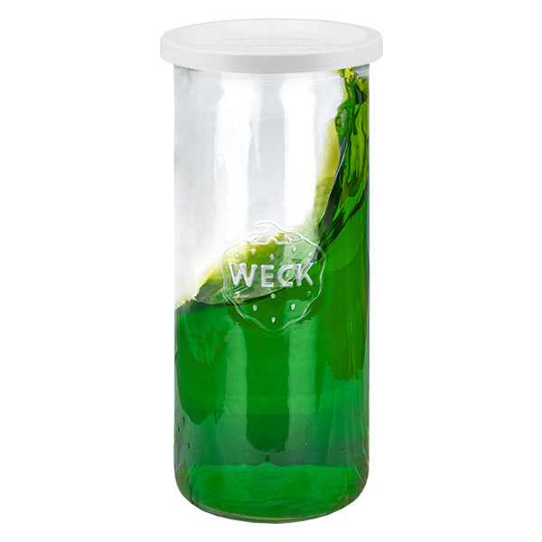 Zestaw 6 słoików Weck o pojemności 1500 ml z pokrywką samoprzylepną Zestaw 6 słoików Weck o pojemności 1500 ml z pokrywką samoprzylepną
