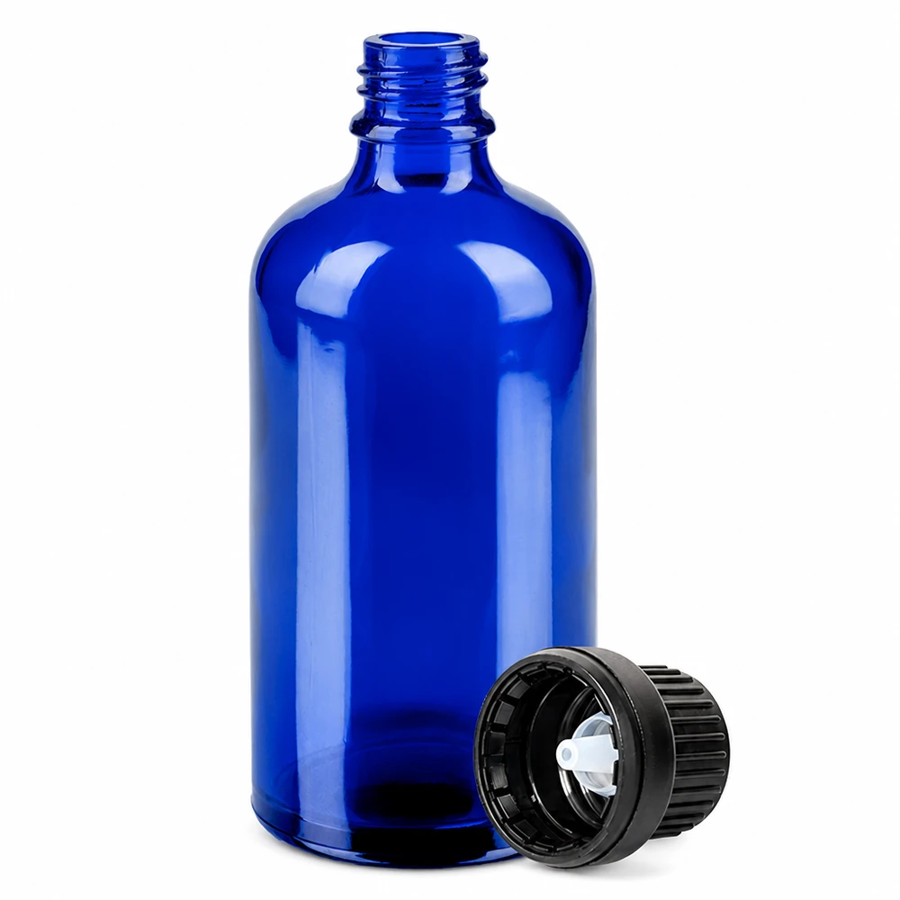 100 ml butelka z zakraplaczem 2 mm czarna OV BlueLine UT18/100