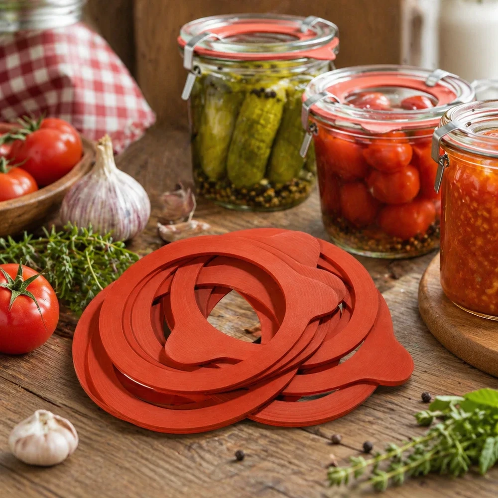 Pierścień uszczelniający z naturalnego kauczuku RR80 Pierścień konserwujący RR80 wykonany z naturalnej gumy do przechowywania słoików w kuchni z konserwowanymi warzywami i konserwami.