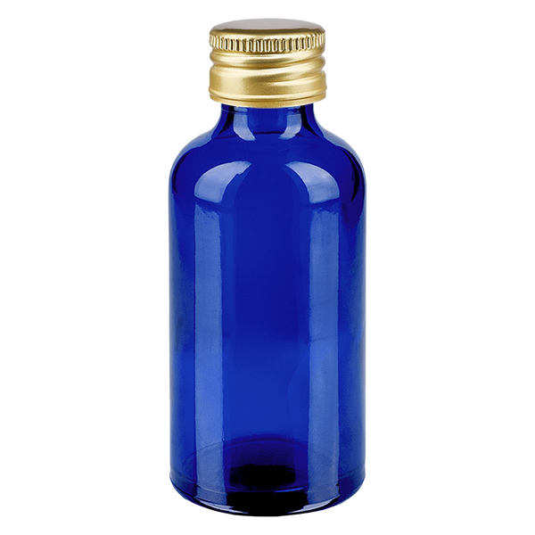 Butelka 50 ml 11 mm SV aluminiowo-z&#322;ota STD BlueL. UT18/50