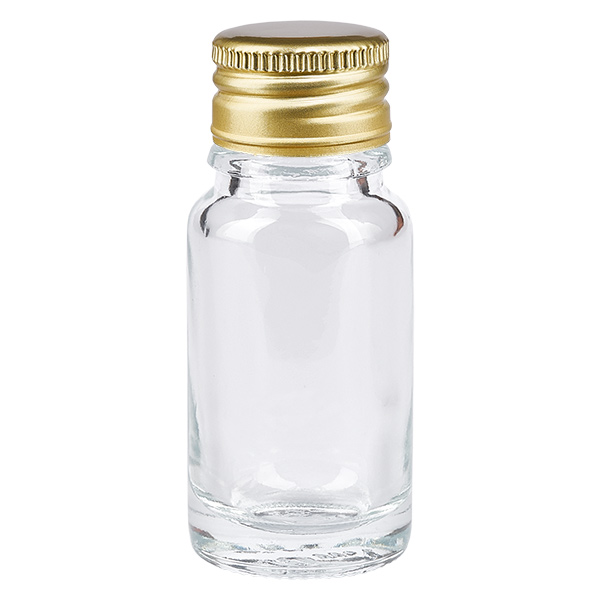 Butelka 10 ml 11 mm SV aluminiowo-z&#322;ota STD ClearL. UT18/10