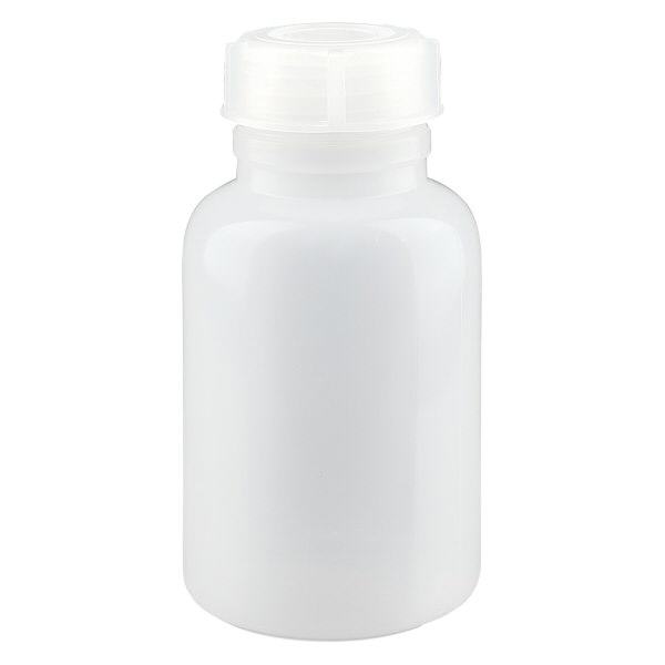 Butelka laboratoryjna 250 ml z szeroką szyjką i zakrętką Butelka laboratoryjna 250 ml z szeroką szyjką i zakrętką