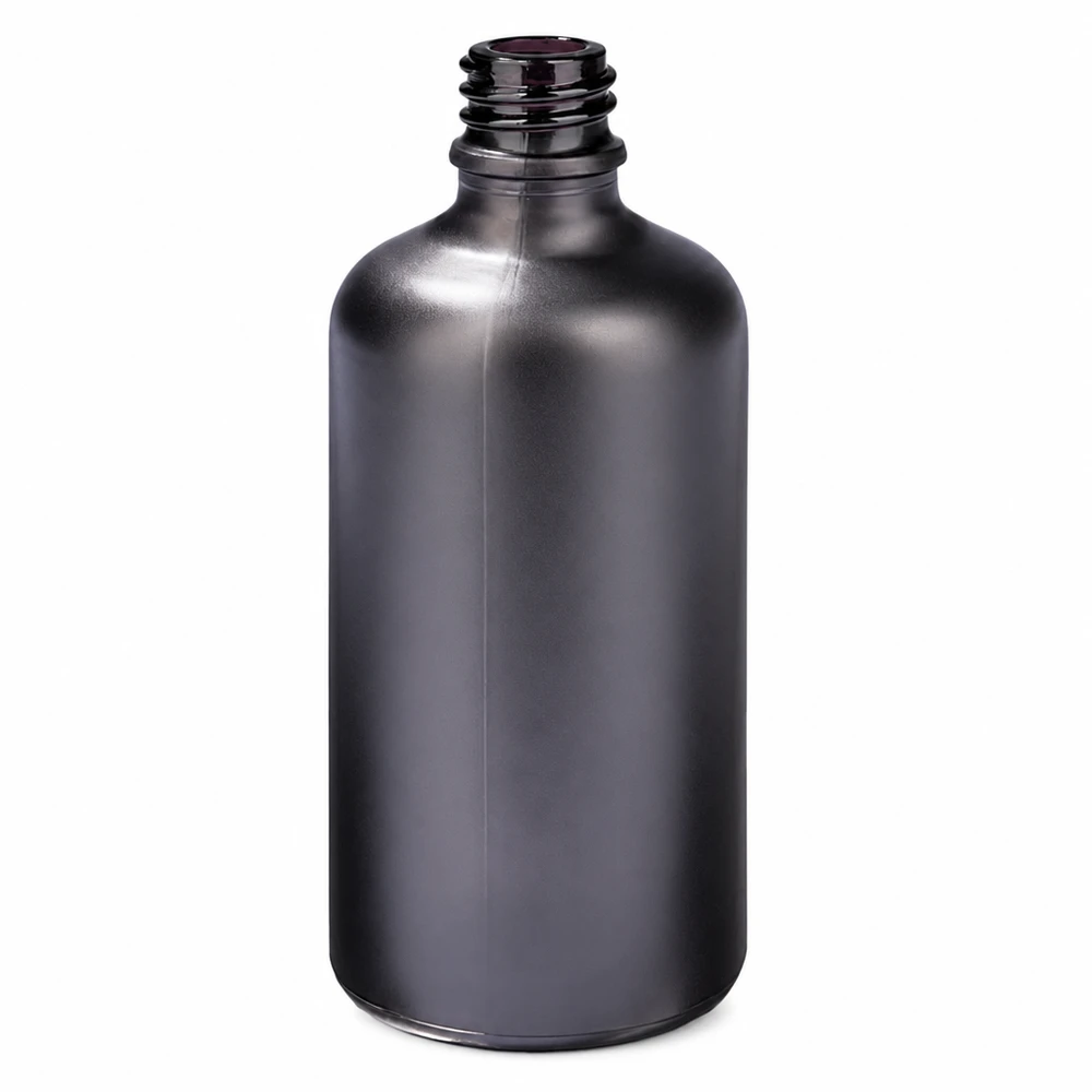 Butelka farmaceutyczna 100 ml BlackLine UT18/100 UNiTWIST z eleganckim czarnym wykończeniem