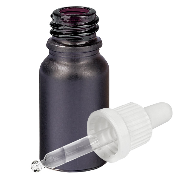 Butelka z pipetą 10 ml biała OV BlackLine UT18/10 Butelka z pipetą 10 ml biała OV BlackLine UT18/10