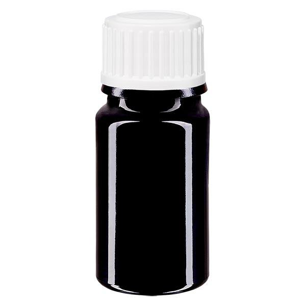 Butelka apteczna viol. 5ml zakręcana v. biała. Globules St Butelka apteczna viol. 5ml zakręcana v. biała. Globules St