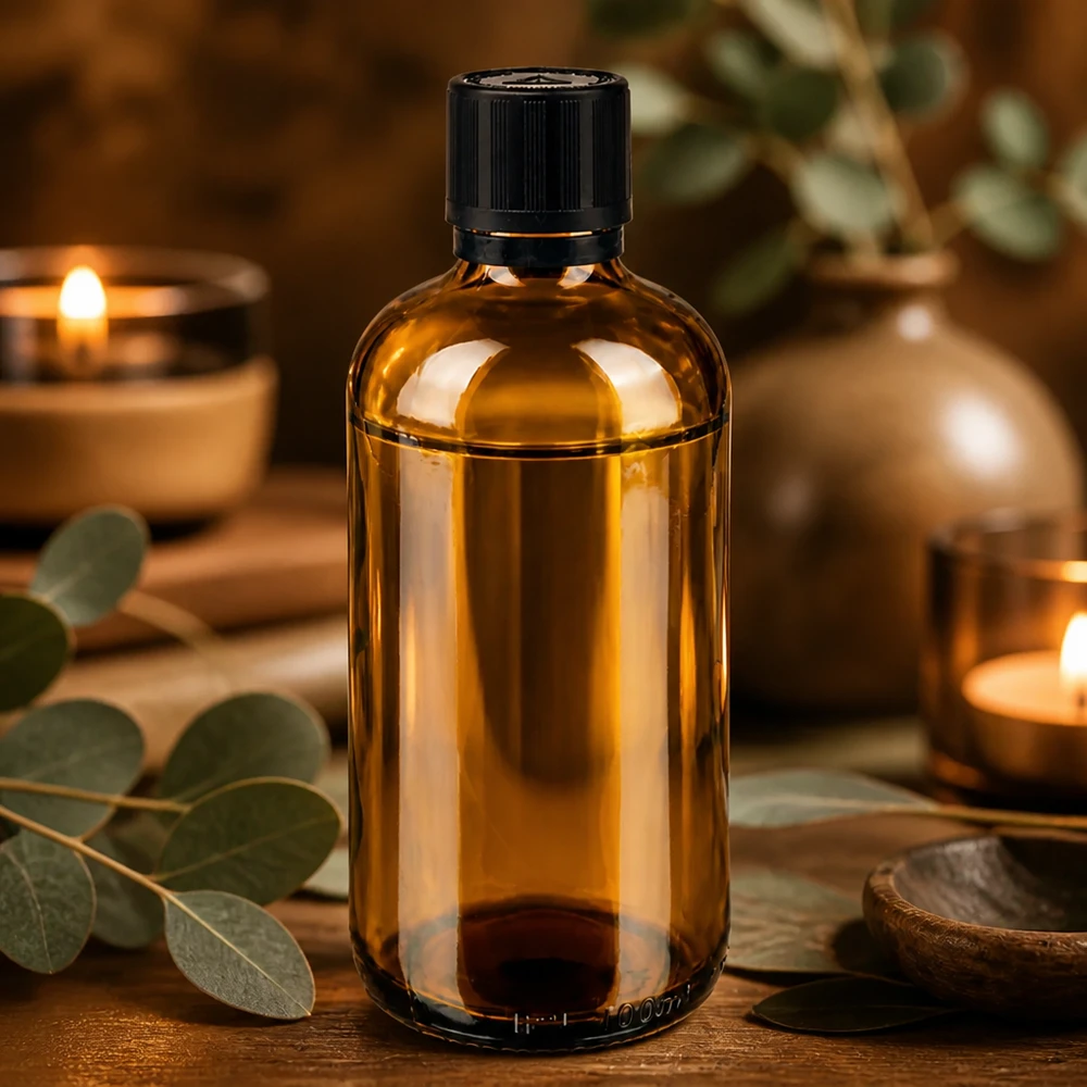 Apotfl. brown 100ml kroplówka v. Pr 1mm s. KiSi Bliw OV Butelka apteczna z brązowego szkła o pojemności 100 ml, z otworem do kroplomierza o średnicy 1 mm i czarnym zamknięciem zabezpieczającym