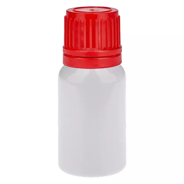 Butelka 10 ml, zakrętka 11 mm, czerwona, zamknięcie zabezpieczające WhiteLine UT18/10