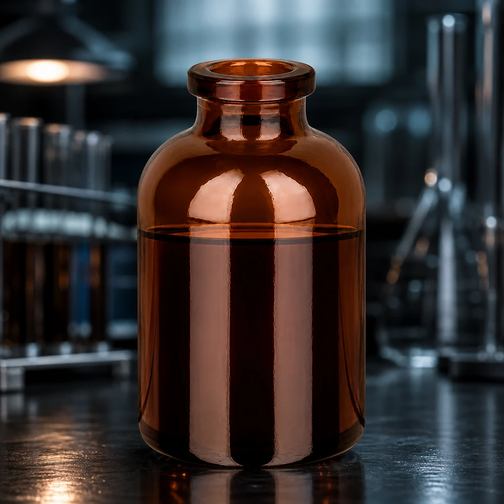 Butelka iniekcyjna z bursztynowego szkła 30 ml Medizinische Glasflasche bernsteinfarben 30ml zur sicheren Lagerung lichtempfindlicher Substanzen