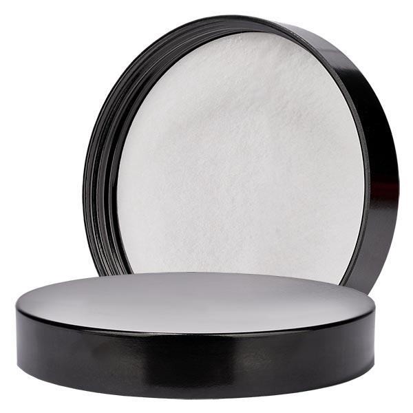 Zakrętka bakelitowa czarna, gwint 83mm/R3 ApoGlas. Farmaceutyczna jakość produkcji UE. Np. do szklanego słoika 260 ml (art. 1012295). Zakrętka bakelitowa czarna, gwint 83mm/R3 ApoGlas. Farmaceutyczna jakość produkcji UE. Np. do szklanego słoika 260 ml (art. 1012295).
