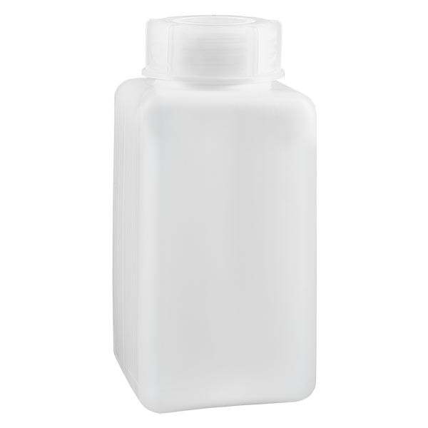 Butelka na chemikalia 1500 ml, szeroka szyjka z PE-HD, kolor naturalny