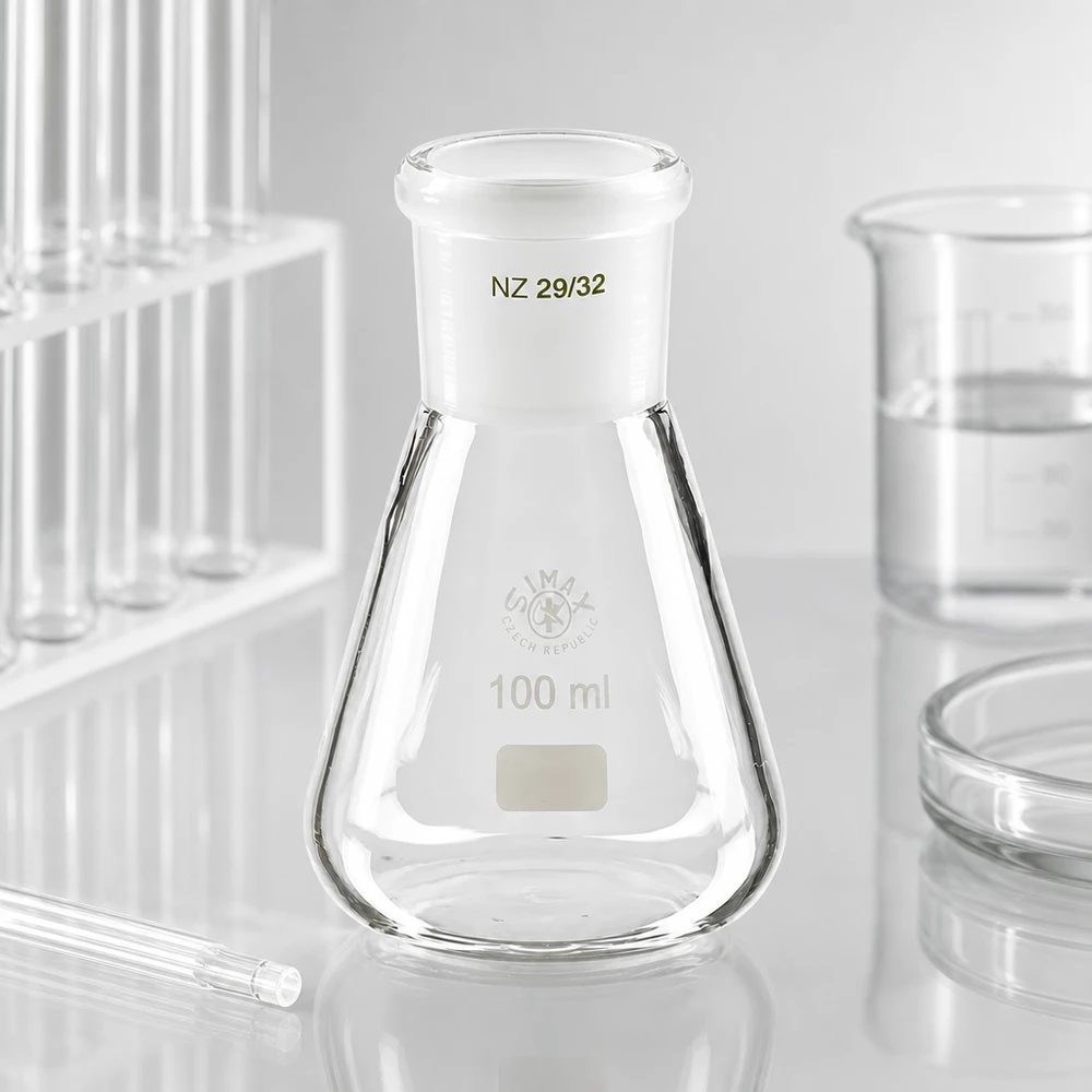 Kolba Erlenmeyera 100 ml ze standardowym szlifowanym złączem (29/32)