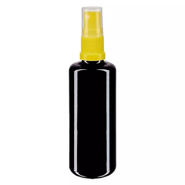 Butelka apteczna viol. 50ml spray mocowanie żółty Butelka apteczna viol. 50ml spray mocowanie żółty
