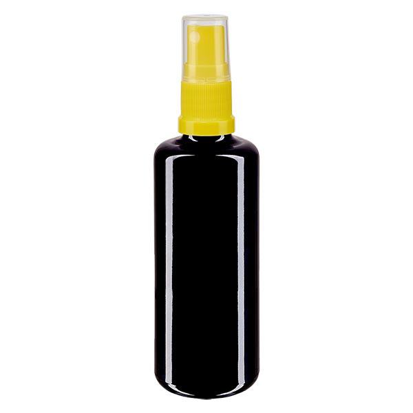 Butelka apteczna viol. 50ml spray mocowanie żółty Butelka apteczna viol. 50ml spray mocowanie żółty