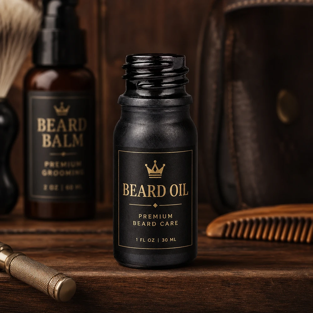 Butelka apteczna 5 ml BlackLine UT18/5 UNiTWIST Wysokiej jakości 5 ml butelka apteczna BlackLine UT18/5 UNiTWIST do wysokiej jakości olejków do brody i produktów pielęgnacyjnych