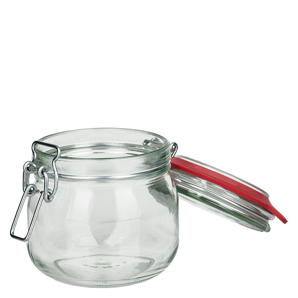 S&#322;oik do przechowywania o pojemno&#347;ci 634 ml z uchyln&#261; pokrywk&#261; UNiTWIST. Kompletny s&#322;oik z gumowym pier&#347;cieniem w rozmiarze RR97.