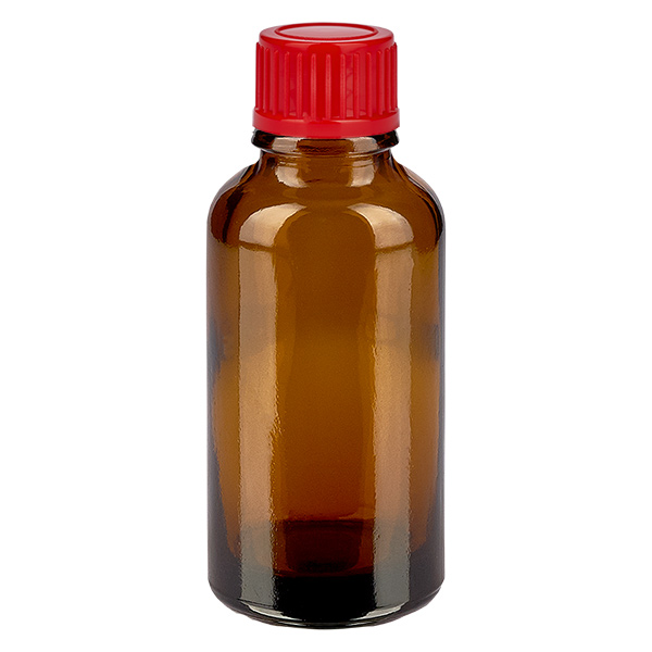Butelka 30 ml 11 mm SV czerwona STD BrownLine UT18/30