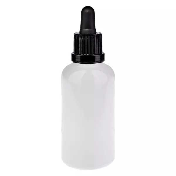Butelka z pipetą 50 ml, czarna, zamknięcie zabezpieczające WhiteLine UT18/50