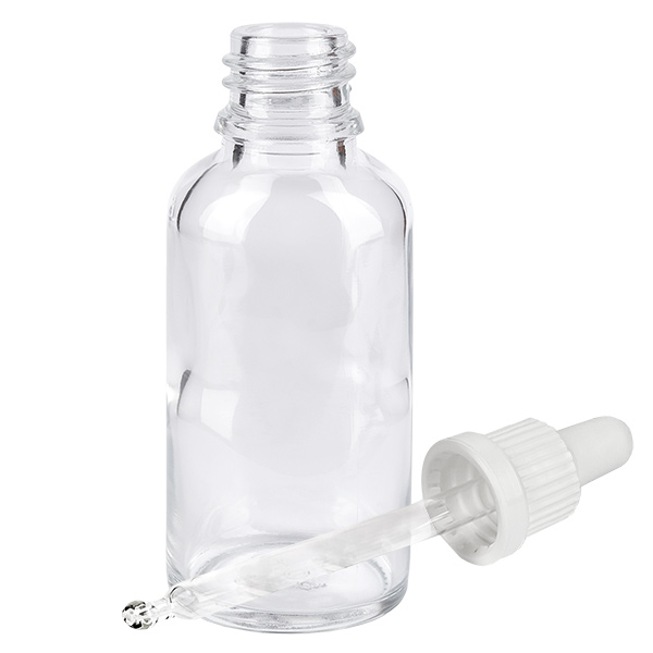 Butelka do leków płynnych 30 ml biała OV ClearLine UT18/30 Butelka do leków płynnych 30 ml biała OV ClearLine UT18/30