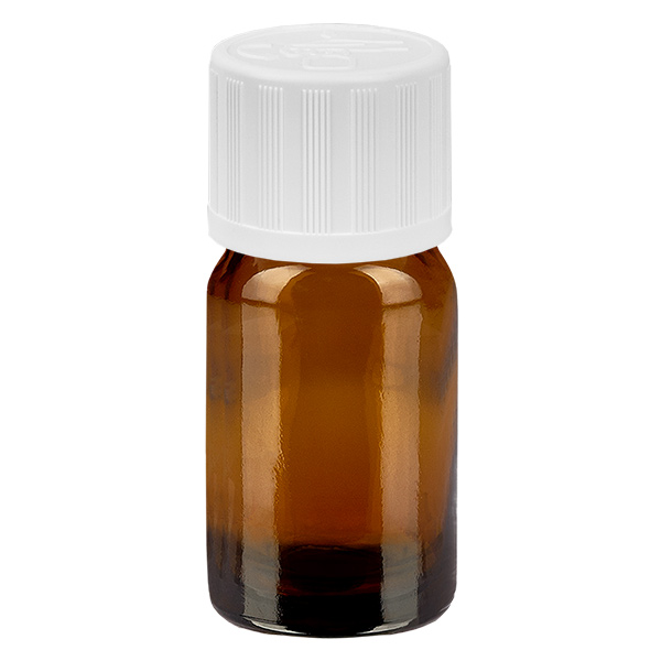 Butelka 5 ml 11 mm SV bia&#322;a STD KiSi BrownLine UT18/5