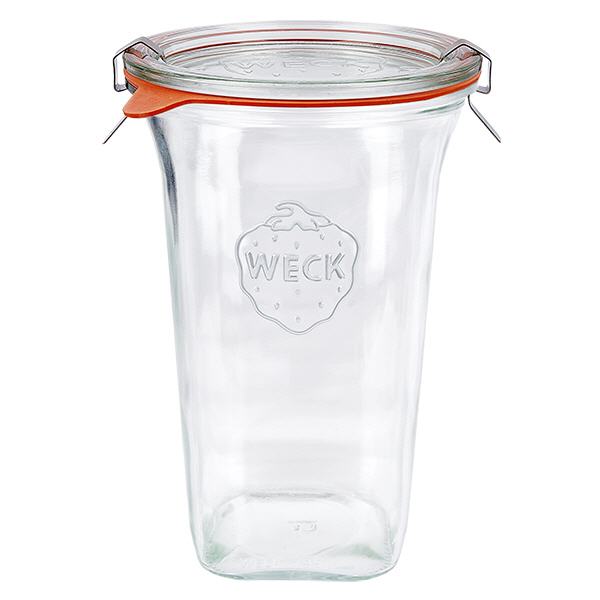 S&#322;oik Quadro 795 ml w komplecie WECK RR100