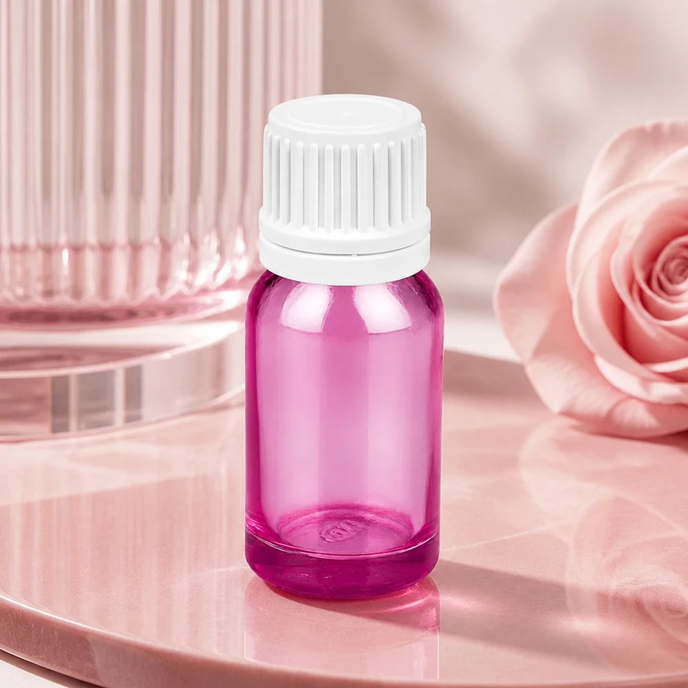 Butelka z zakraplaczem 10 ml 0,7 mm biała Oryginalna zakrętka PurpleLine UT18/10 Fioletowa butelka z zakraplaczem 10 ml wykonana z wysokiej jakości materiału z białą zakrętką do kosmetyków