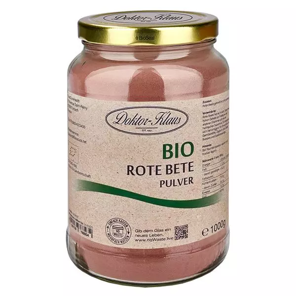1000g ekologicznego buraka w proszku Doktor-Klaus noWaste 1000g ekologicznego buraka w proszku Doktor-Klaus noWaste