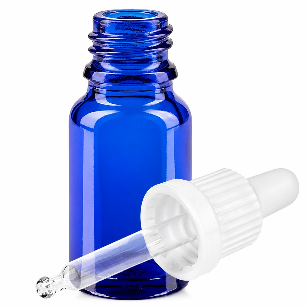 Butelka do leków płynnych 10 ml biała OV BlueLine UT18/10
