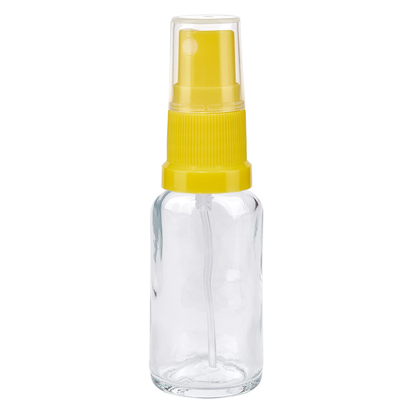 20 ml butelka ze spryskiwaczem żółta/przezroczysta STD ClearLine UT18/20 20 ml butelka ze spryskiwaczem żółta/przezroczysta STD ClearLine UT18/20