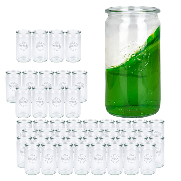 Zestaw 48 słoików Weck 340 ml, słoiki cylindryczne Zestaw 48 słoików Weck 340 ml, słoiki cylindryczne