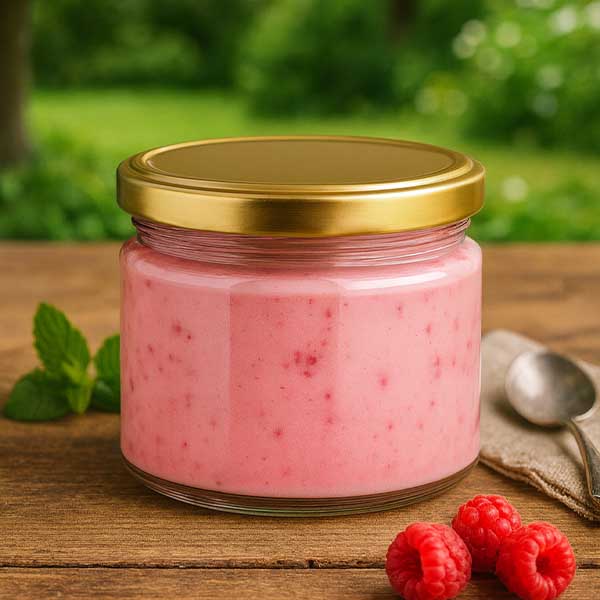 Słoik okrągły 540 ml z pokrywką BasicSeal złota UNiTWIST