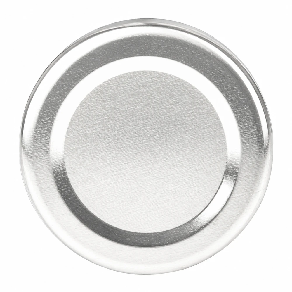 Pokrywka BasicSeal 43 mm, srebrna (TO43) UNiTWIST Pokrywka BasicSeal 43 mm, srebrna, TO43 firmy UNiTWIST do słoików do wekowania