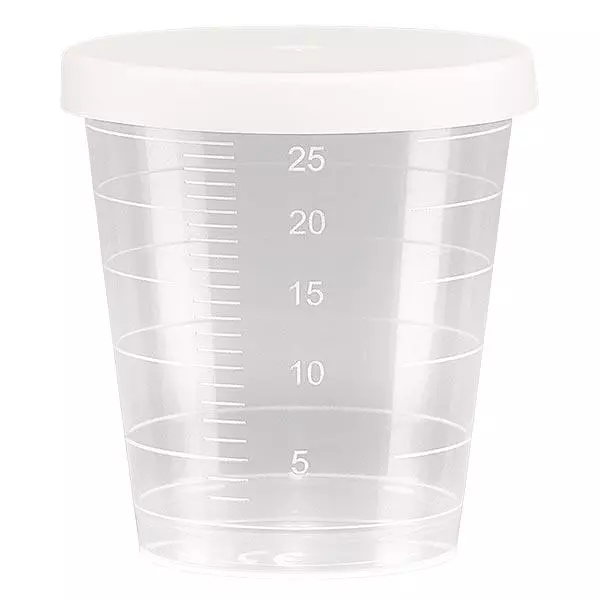 Przezroczysty kubek na lek 30 ml Przezroczysty kubek na lek 30 ml
