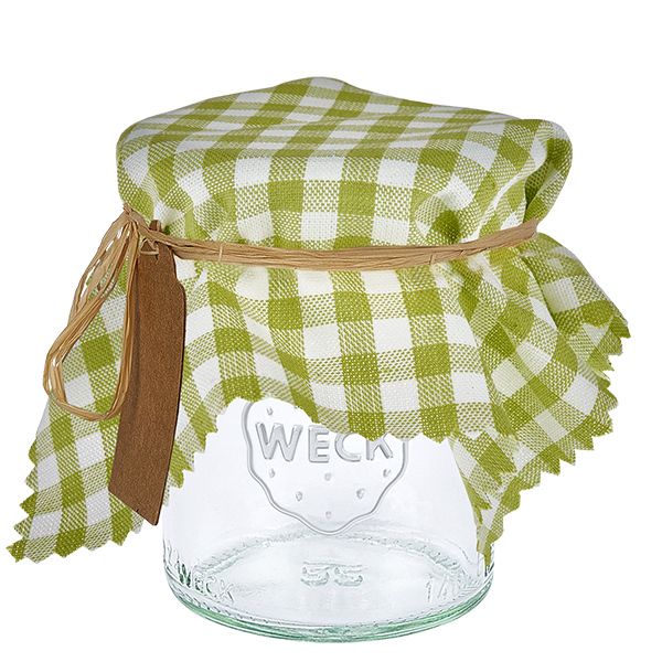 Serwetka materia&#322;owa zielona w kratk&#281; 150x150mm kwadratowa