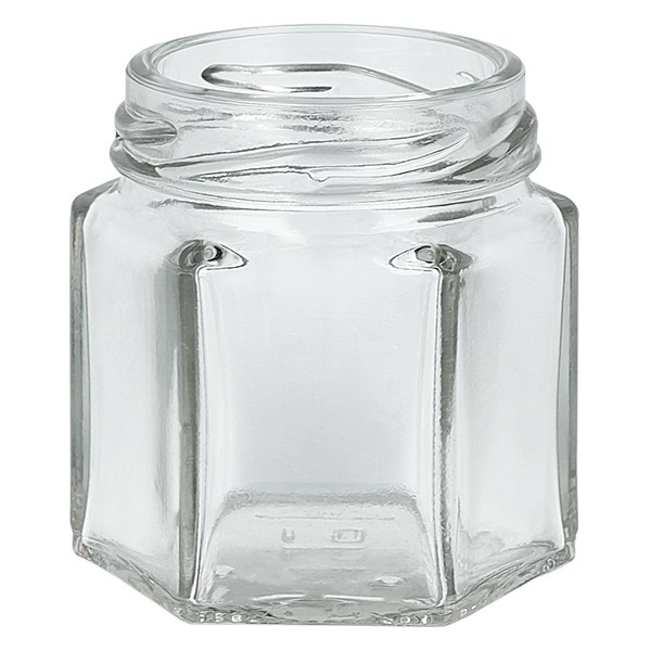 Słoik szklany 47 ml przezroczysty, bez pokrywki, gwint TO43 Słoik szklany 47 ml przezroczysty, bez pokrywki, gwint TO43