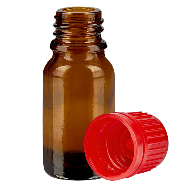 Butelka 10 ml 11 mm SV czerwona OV BrownLine UT18/10