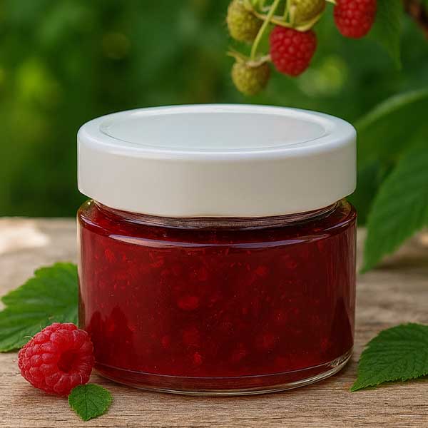 Słoik okrągły 130 ml z pokrywką BasicSeal, biały UNiTWIST